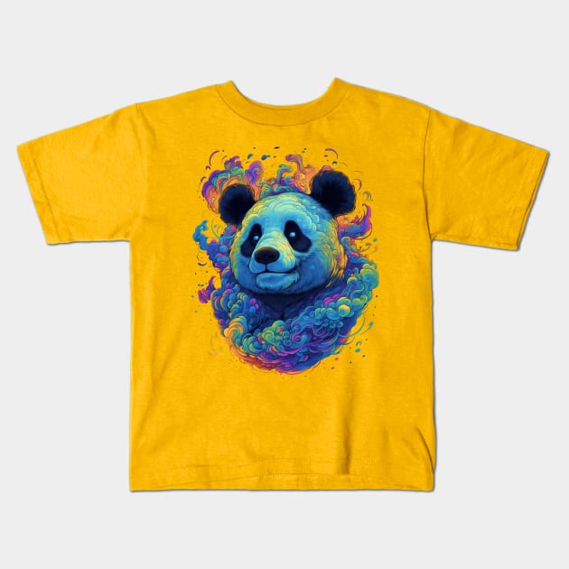 Splosion Panda 3 Kids T-Shirt by wumples